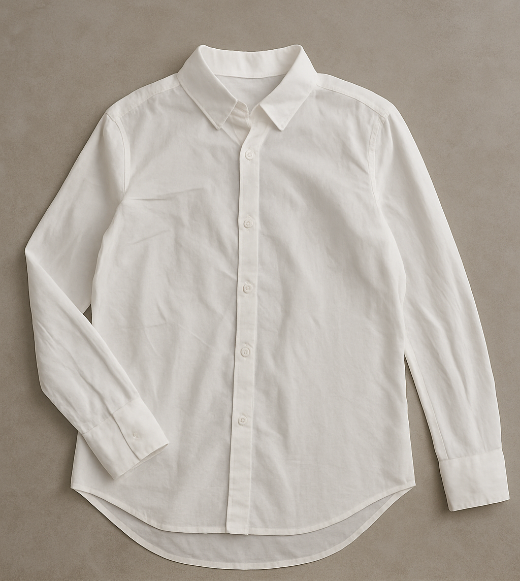Old Money Summer Shirt – Crisp White Edition