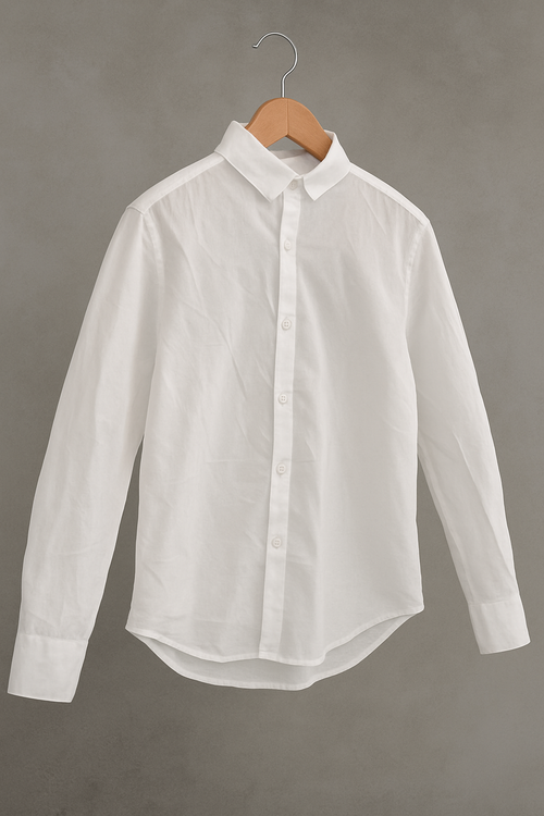 Old Money Summer Shirt – Crisp White Edition